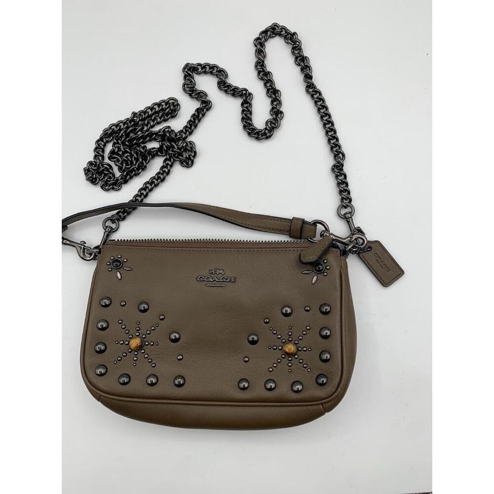 Coach studded Crossbody Purse